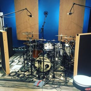 recording drums with Our Dying World at Ultimate Studios, inc los angeles