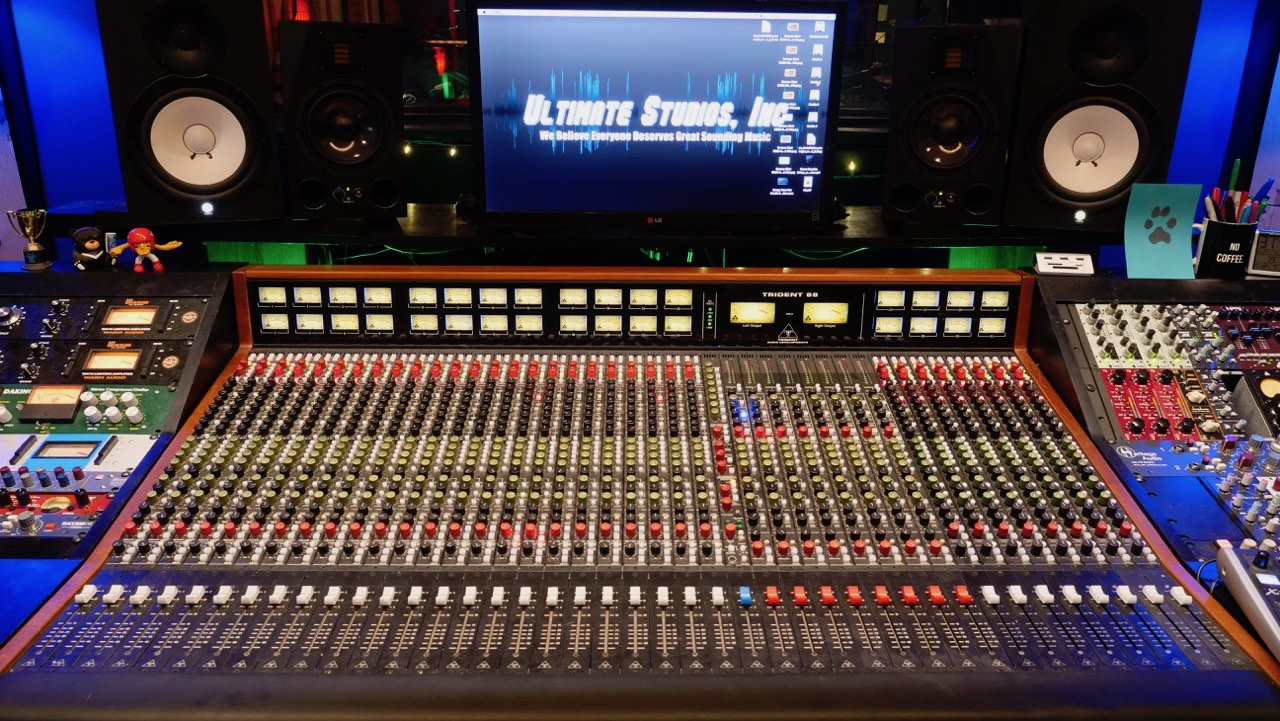Music Mixing studio Trident 88 console Ultimate Studios Inc